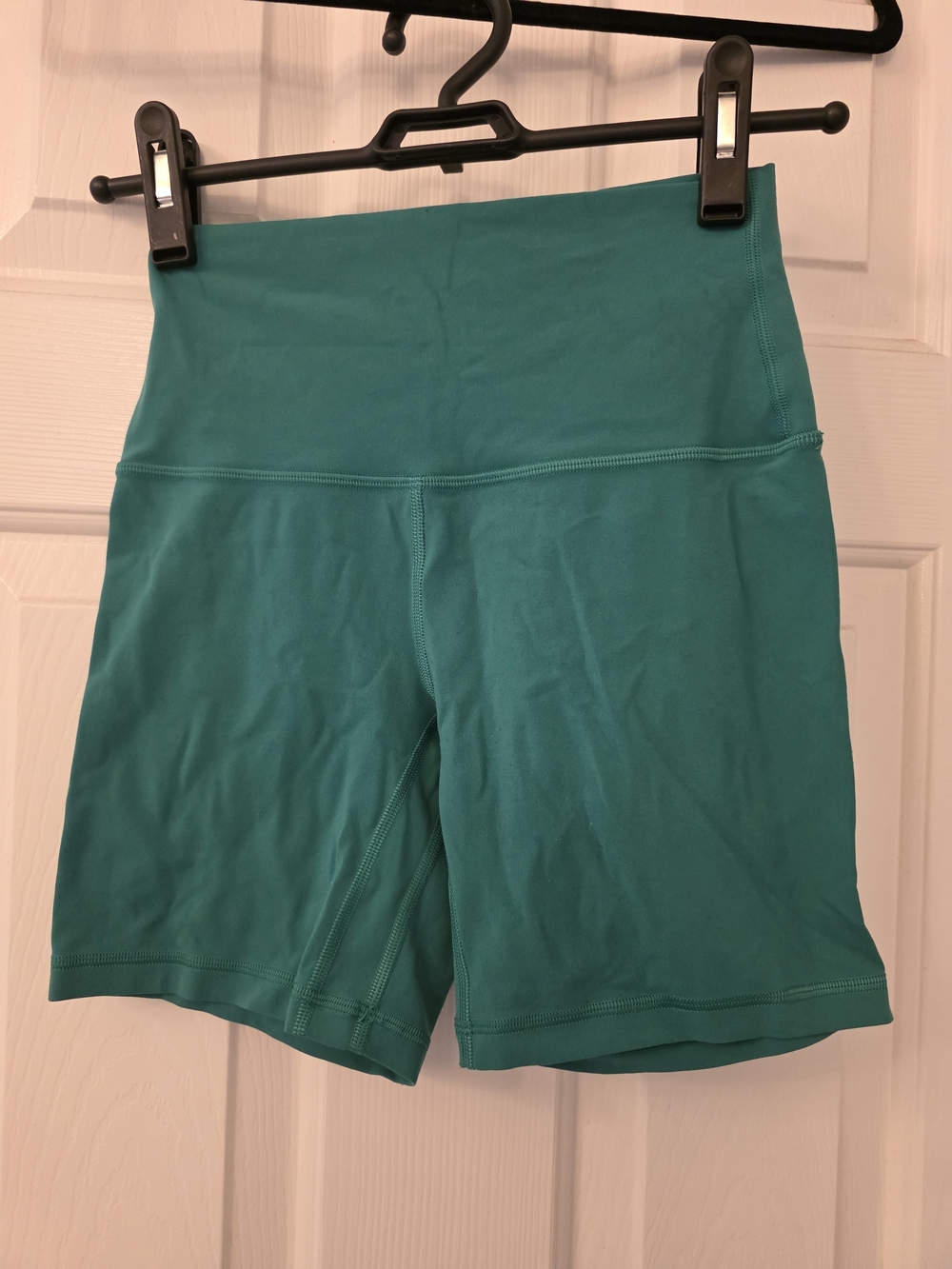 lululemon Align Shorts Nulu Size 4 Xs 6" Inseam CASCADIA Green
